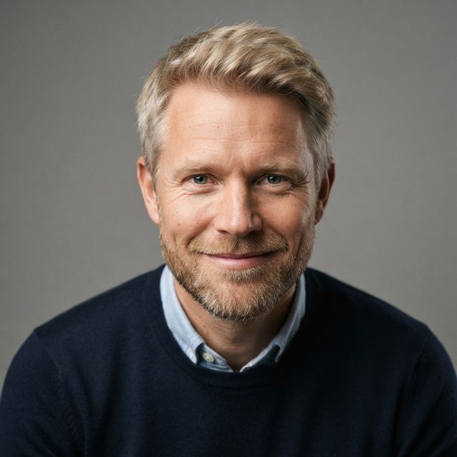 Portræt af redaktøren